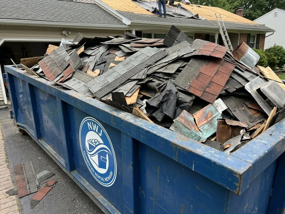 Roofing Dumpster Rental in Newark, NJ